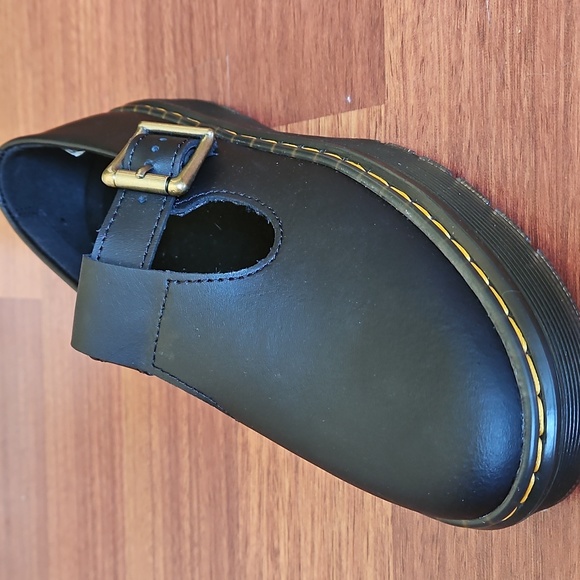 Dr. Martens Shoes - Dr Martens Zavala Mary Jane Shoes Black Leather Ladies 6, 37